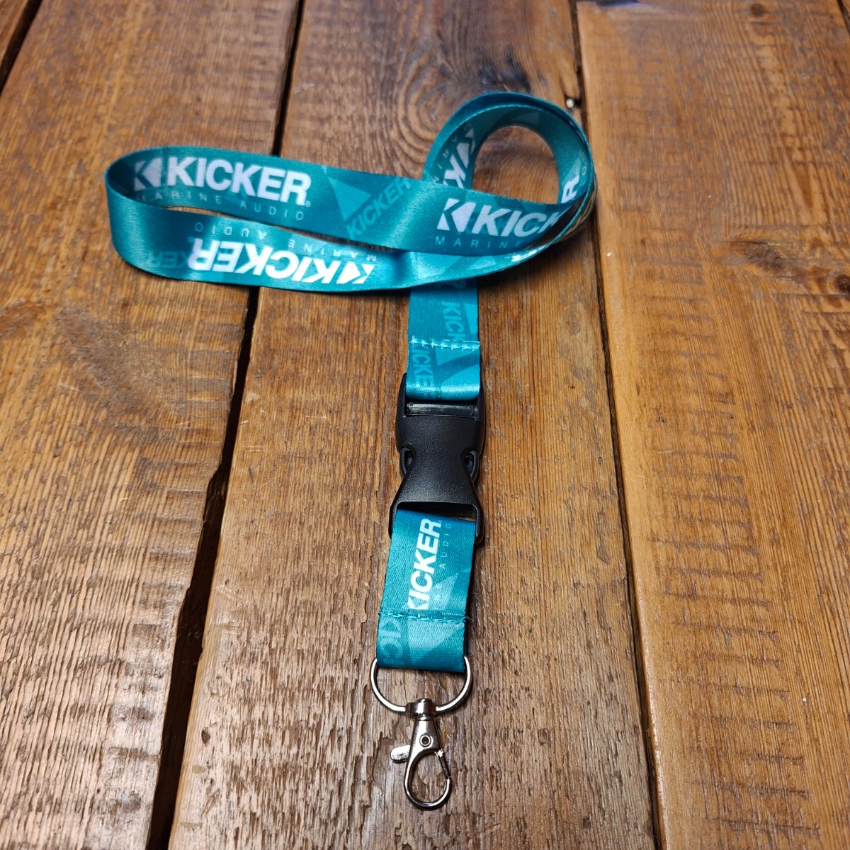 Kicker Marine Audio Teal Lanyard