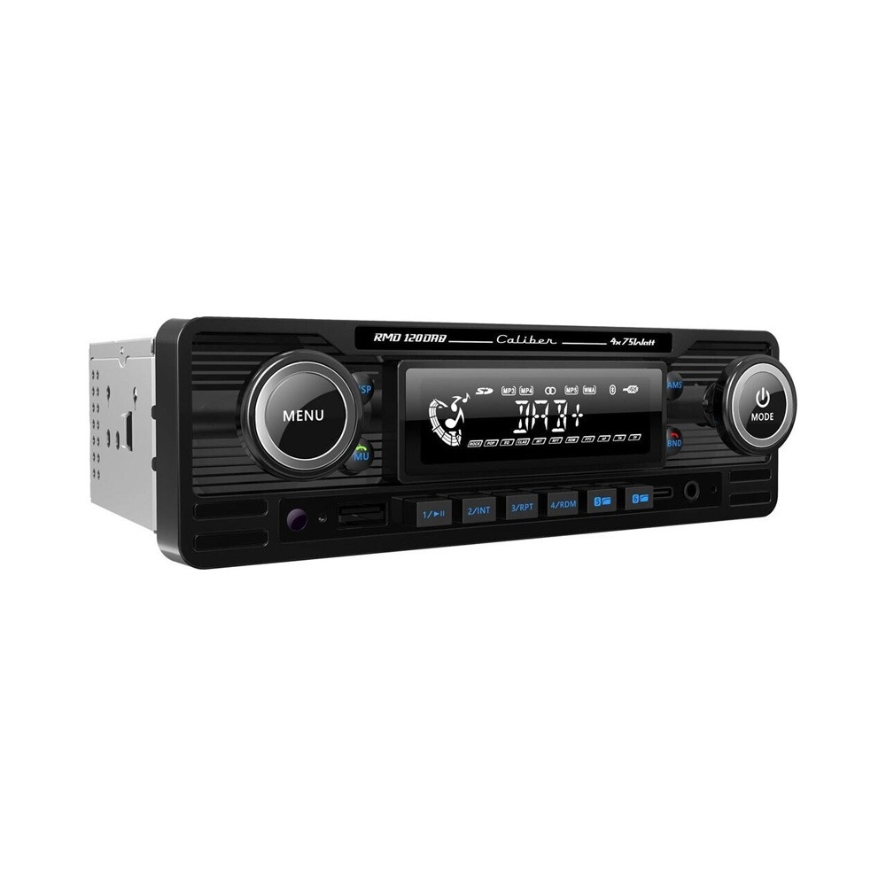 Caliber Retro Radio with DAB & Bluetooth - Black