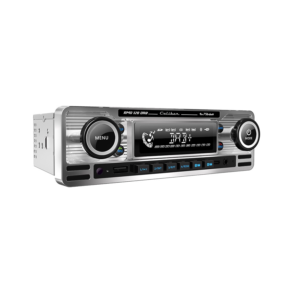 Caliber Retro Radio with DAB & Bluetooth - Chrome