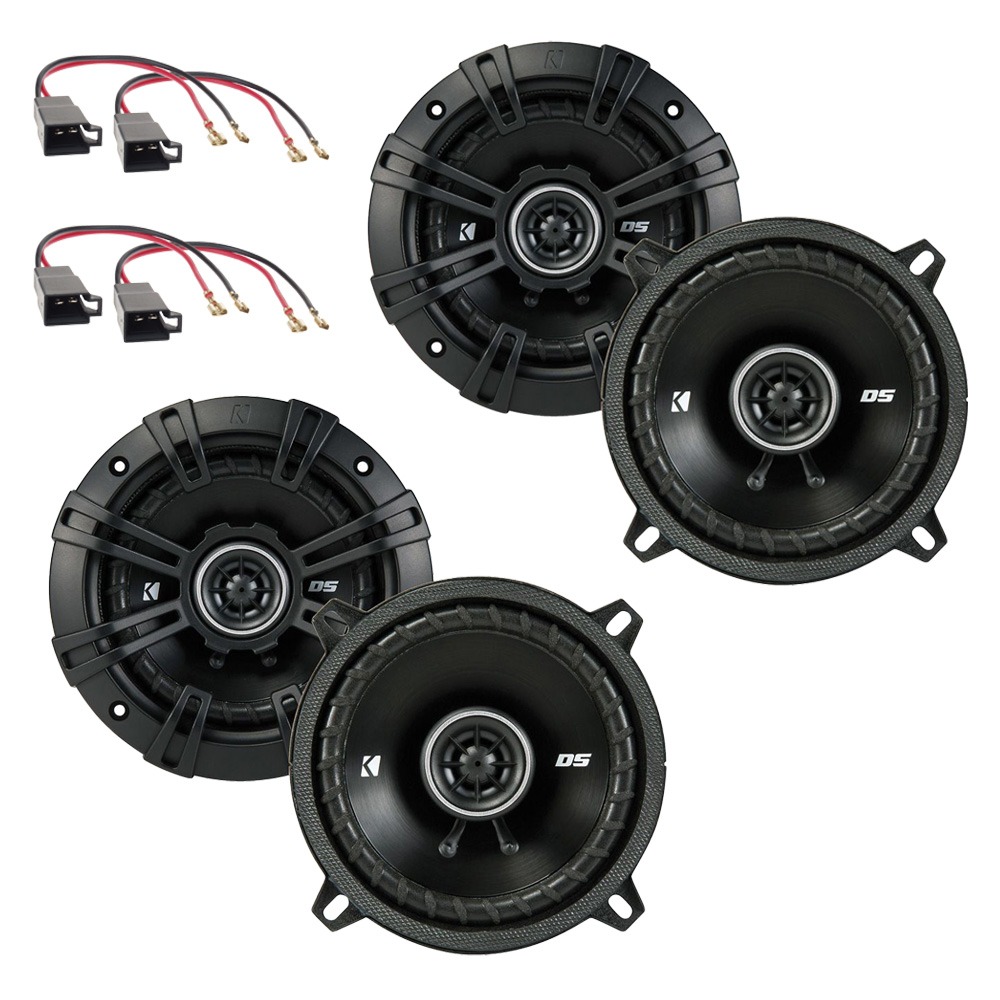 Renault Clio MK2 & MK3 (1998 - 2013) Speaker Upgrade Kit - Front & Rear - Plug & Play