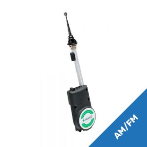 AM/FM Electric Wing Mount Antenna - Black Mast