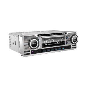 Caliber Retro Radio with FM, Bluetooth & Aux Input (Chrome)