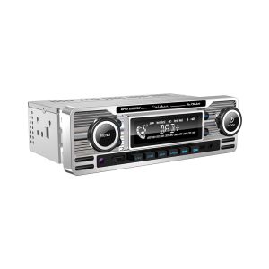 Caliber Retro Radio with Digital Radio, FM, Bluetooth & Aux Input (Chrome)