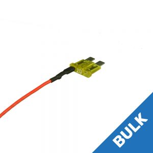 FBW20-BLK 20A BLADE Fuse with BREAKOUT Wire [qty 10] Main Image