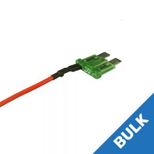 FBW30-BLK 30A BLADE Fuse with BREAKOUT Wire [qty 10] Main Image