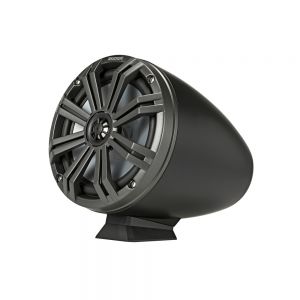 KA46KMFC8 KM Marine 8" (200 mm) Surface Mount Tower Coaxial Speaker System - Charcoal Main Image