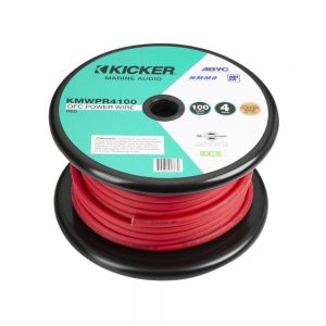 Marine 4 AWG Red Power Cable - 100 ft