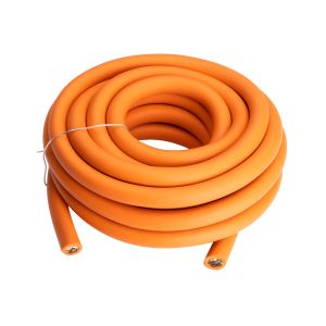 Warhorse 1/0 AWG Premium OFC Orange Power Cable - 20 ft / 6M
