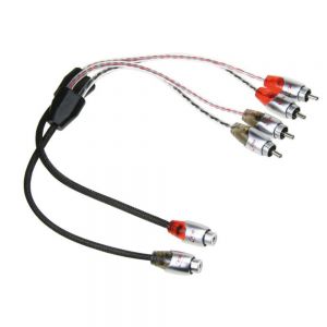 RCA6YF2M Premium 2 Channel RCA Cable Splitter - 2 Male to 1 Female Main Image