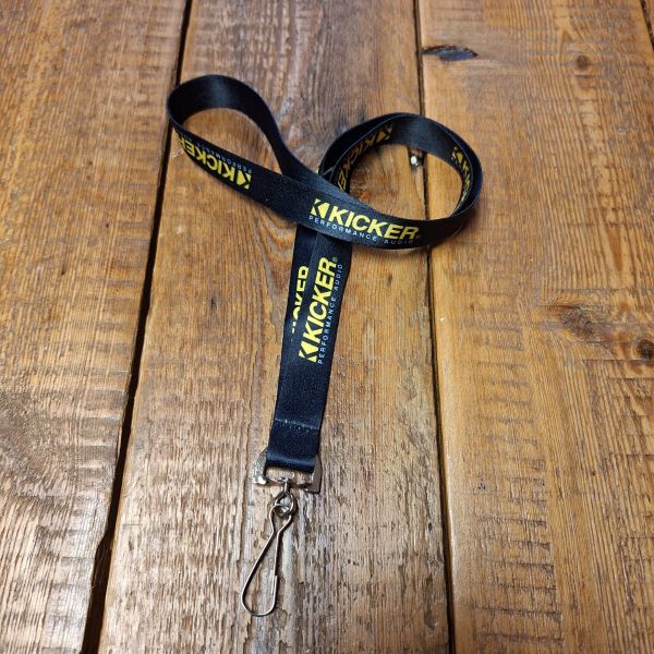 Kicker Car Audio Black Lanyard